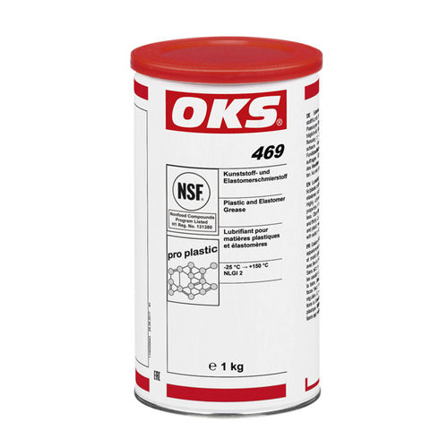 Grasa de lubricación - 469  - OKS Spezialschmierstoffe GmbH - para material plástico / para la industria del automóvil / alimentos