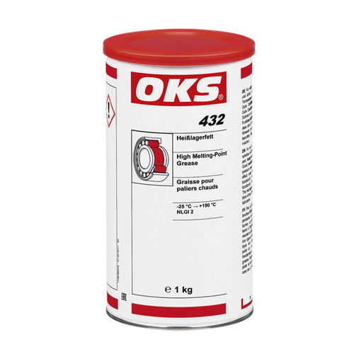 Grasa de lubricación - 432 - OKS Spezialschmierstoffe GmbH - a base de aceite mineral / de complejo de aluminio / para rodamiento