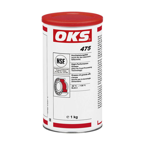 Grasa de lubricación - 475 - OKS Spezialschmierstoffe GmbH - de estanqueidad / sintética / con PTFE