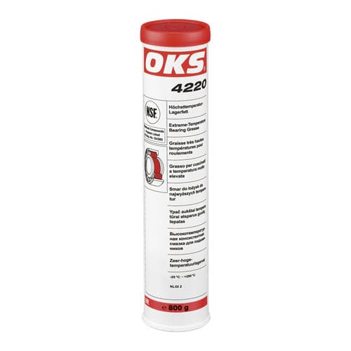 Grasa de lubricación - 4220 - OKS Spezialschmierstoffe GmbH - a base de PFPE / para rodamiento / para la industria química