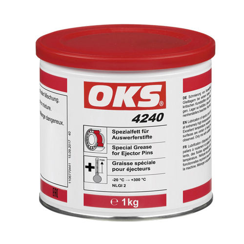 Grasa de lubricación - 4240  - OKS Spezialschmierstoffe GmbH - con PTFE / para rodamiento / para cojinete
