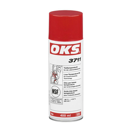 Aceite de lubricación - 3711 - OKS Spezialschmierstoffe GmbH - sintético / para cadena / para la industria alimentaria