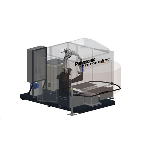 Célula robotizada de soldadura al arco - PerfomArc MT series - Panasonic Robot & Welding system solutions