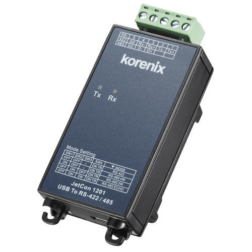 Convertidor en serie - JetCon 1201/1201i-3KV - Korenix Technology - USB / universal / RS422/RS485