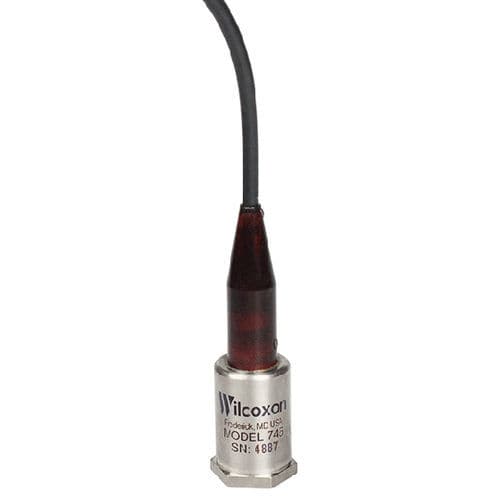 Sensor de aceleración sumergido - 746   - Wilcoxon Sensing Technologies - IEPE / sensibilidad / IP68