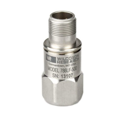 Sensor de aceleración de bajas frecuencias - 786LF series - Wilcoxon Sensing Technologies - IEPE / de alta sensibilidad