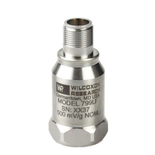 Sensor de aceleración de bajas frecuencias - 799LF - Wilcoxon Sensing Technologies - IEPE / de alta sensibilidad / de bajo ruido