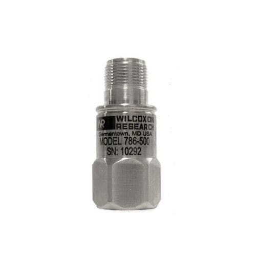 Sensor de aceleración de bajas frecuencias - 786-500-IS - Wilcoxon Sensing Technologies - IEPE / de alta sensibilidad / hermético