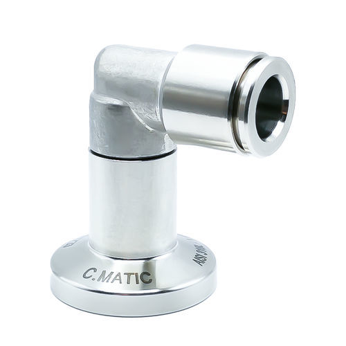 Racor para productos químicos - MX15-XT - C.Matic S.p.A. - neumático / con brida / codo de 90º