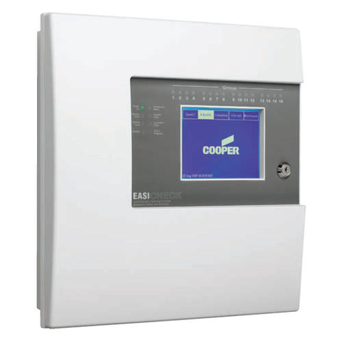 Panel de mando para alarma de incendio - EasiCheck 2 - Cooper Lighting and Safety - analógico / direccionable / con pantalla táctil