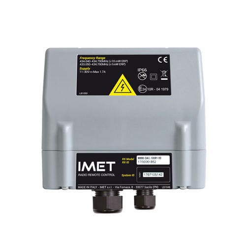 Receptor radio - S DC - IMET Radio Remote Control - para mando a distancia radio / para aplicaciones AC y DC / RS232