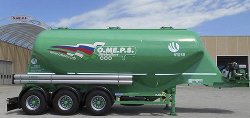 Semirremolque silo - CM 34 - OMEPS - para cenizas / para arena / de cemento