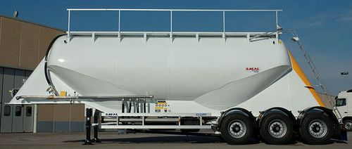 Semirremolque silo - A 390 - OMEPS - para de premezclados / para cenizas / de 3 ejes