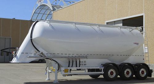 Semirremolque silo - CM 40 - OMEPS - para pellets / para productos pulverulentos / para cenizas