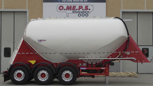 Semirremolque silo - CM 27 - OMEPS - para productos alimentarios / para productos pulverulentos / para cenizas