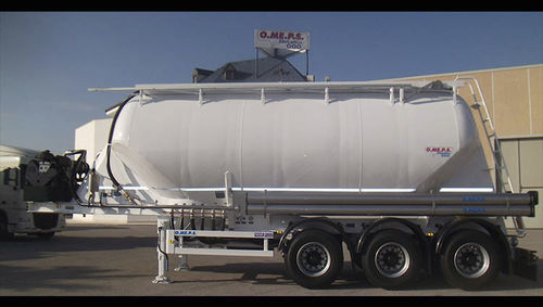 Semirremolque silo - CM 32 Vacuum - OMEPS - de cemento / para arena / para cenizas