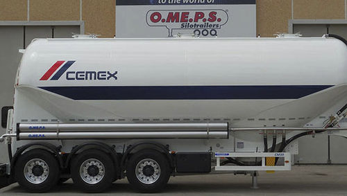Semirremolque silo - CM 39 - OMEPS - para productos alimentarios / para cenizas / para arena