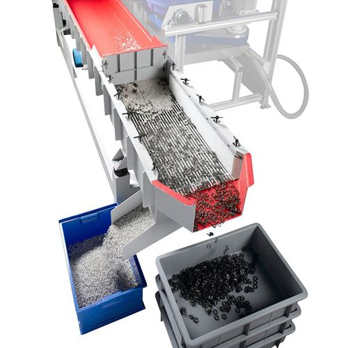 Criba vibratoria lineal - SSR - OTEC Präzisionsfinish GmbH - para pellets