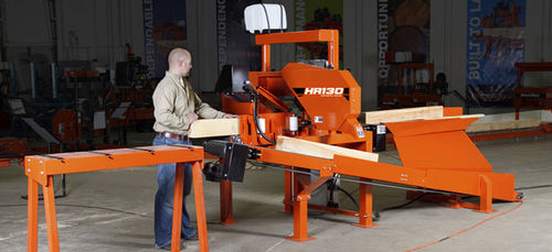 Sierra de paneles - HR130 - Wood-Mizer - horizontal / para madera / automática