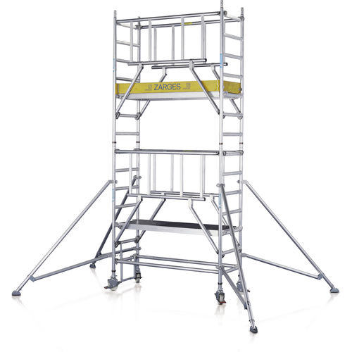 Torre de andamio móvil - MultiTower S-PLUS 1T - ZARGES - de fachada / modular
