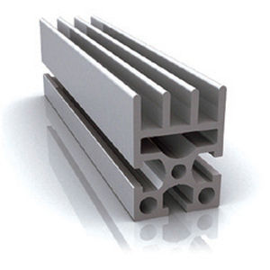 Perfil de aluminio - RF 4055 - Dae Yeong Metal - rectangular / para puerta corredera / para barandilla