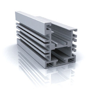 Perfil de aluminio - DC 10080 - Dae Yeong Metal - rectangular / para bastidor de cinta transportadora