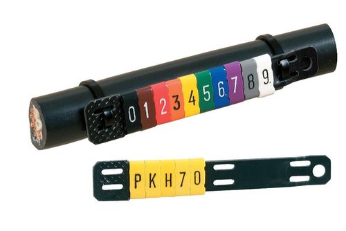 Clip de cables - PK, PKZ series - Partex Marking Systems - de PVC / de marca