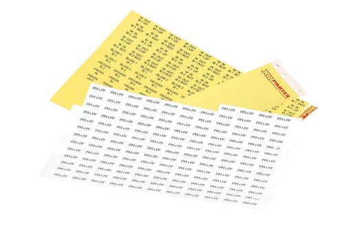 Etiqueta de identificación - PF series - Partex Marking Systems - para cables y componentes