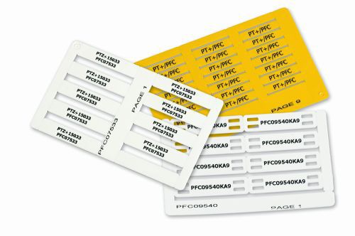 Etiqueta de identificación - PFC series - Partex Marking Systems - rectangular / para marcado de cables