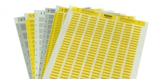 Etiqueta adhesiva - PLL series - Partex Marking Systems - de poliéster / en hojas