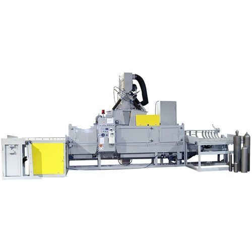 Granalladora de transportador aéreo - BFC-12 - LS Industries - para cilindros / automática