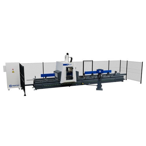 Centro de mecanizado 5 ejes - ESSENTIAL series - Pertici S.p.A. - con husillo rotativo / para aluminio / para PVC