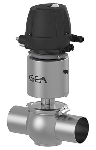 Válvula de bola - ECOVENT®, N_/ECO series - GEA Tuchenhagen - eléctrica / de cierre / para alimentos líquidos y bebidas