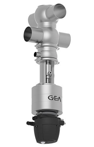 Válvula de bola - VARIVENT® L series - GEA Tuchenhagen - para agua / de doble asiento