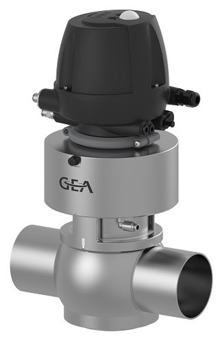 Válvula de bola - T-smart - GEA Tuchenhagen - con control neumático / de cierre / para agua
