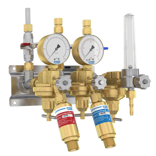 Manifold multivía - 610 series - WITT-Gasetechnik - de latón / para gas / de combustible