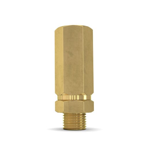 Válvula anti-retorno para gas - NV654 - WITT-Gasetechnik - roscada / de latón / compacta