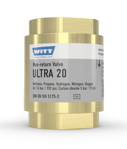 Válvula anti-retorno para gas - ULTRA 20  - WITT-Gasetechnik - DIN / roscada / de baja presión