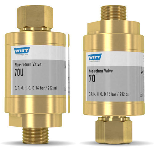 Válvula anti-retorno para gas - 70 - WITT-Gasetechnik - DIN / roscada / desatascadora