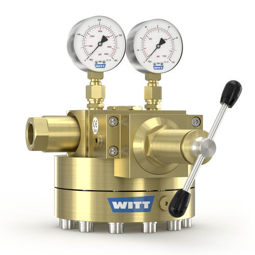 Regulador de presión de gas - 737LE-HD/S - WITT-Gasetechnik - con cúpula / monoetapa / de latón