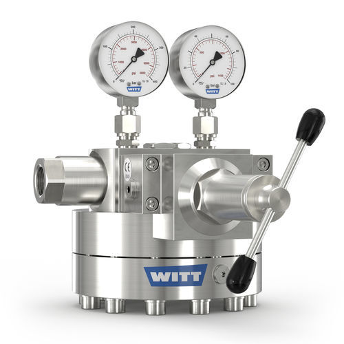 Regulador de presión para gas - 737LE-HD/S-ES - WITT-Gasetechnik - con cúpula / monoetapa / analógico