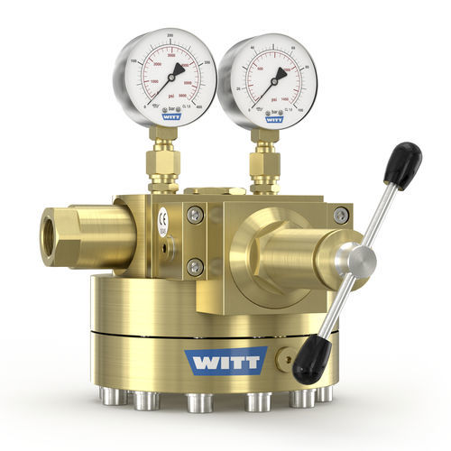Regulador de presión para CO2 - 737LE-HD/S - WITT-Gasetechnik - con cúpula / monoetapa / analógico