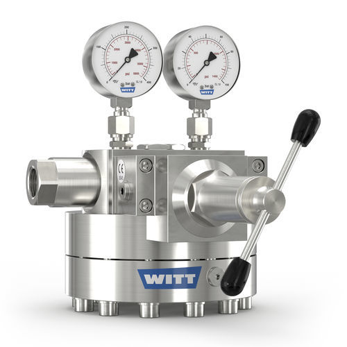 Regulador de presión para CO2 - 737LE-HD/S-ES - WITT-Gasetechnik - con cúpula / monoetapa / analógico