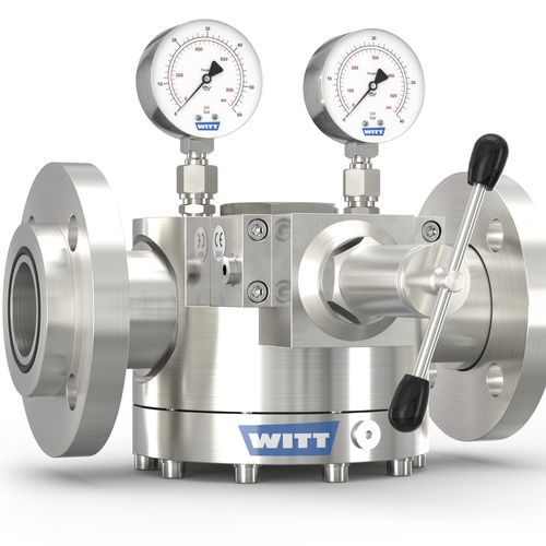 Regulador de presión para gas - 757LE/S-ES - WITT-Gasetechnik - con cúpula / monoetapa / de acero inoxidable