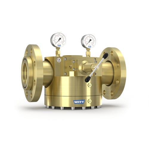 Regulador de presión para gas - 767LE/S - WITT-Gasetechnik - con cúpula / monoetapa / de latón