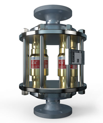 Antirretorno parallamas para operación de recorte y soldadura - 645/85-30 - WITT-Gasetechnik - para la industria del vidrio / para reguladores de presión / para hidrógeno