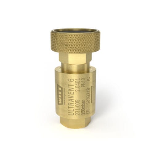 Válvula de alivio de presión de gas - ULTRAVENT 6 - WITT-Gasetechnik - de baja presión / reglable / diferencial