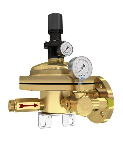 Regulador de presión para acetileno - ADR 150 - WITT-Gasetechnik - con cúpula / monoetapa / de latón