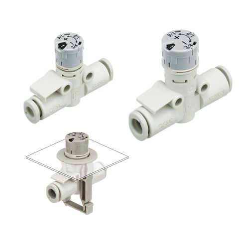 Regulador de caudal de presión diferencial - AS series - SMC PNEUMATIC - neumático / digital
