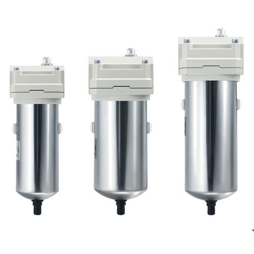 Filtro de aire - AFF series - SMC PNEUMATIC - de cartucho / a presión / industrial